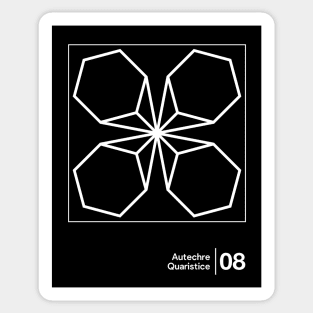 Autechre / Minimal Graphic Artwork Design Sticker